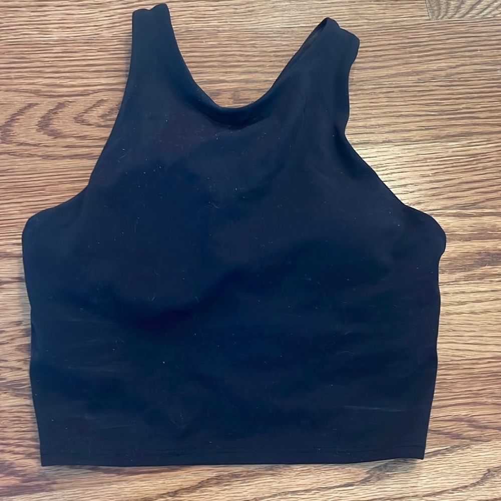 Athleta Women’s Black High Neck Tank - size XXS - color: black